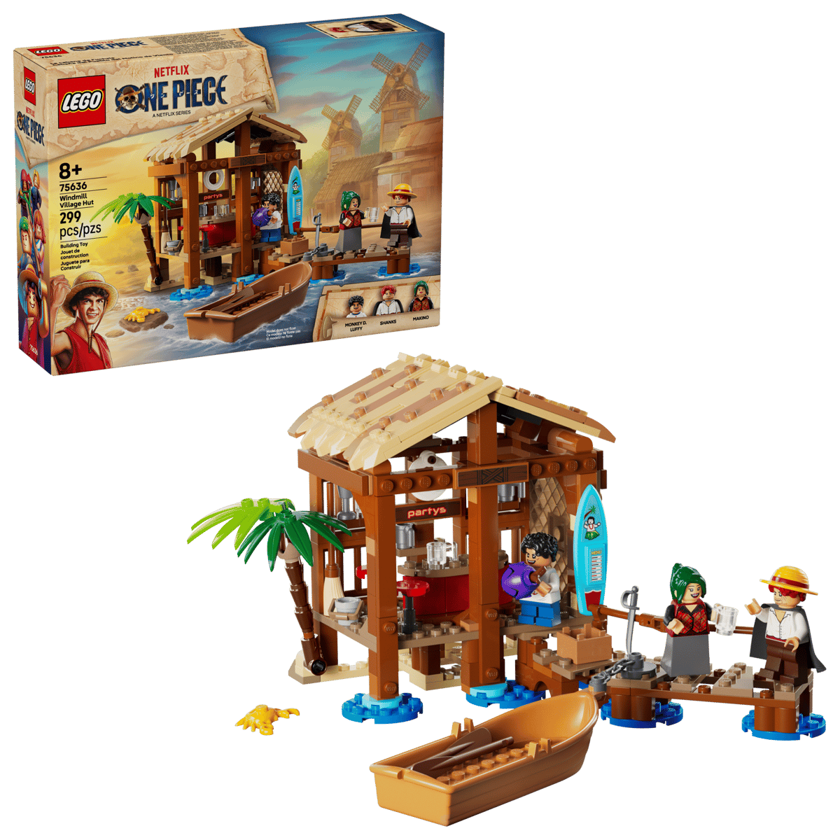 LEGO 75636 One Piece Windmill Village Hut | 299 PCS | Damaged Box