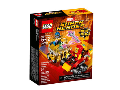 LEGO 76072 Marvel Mighty Micros: Iron Man vs. Thanos | 94 PCS | Retired