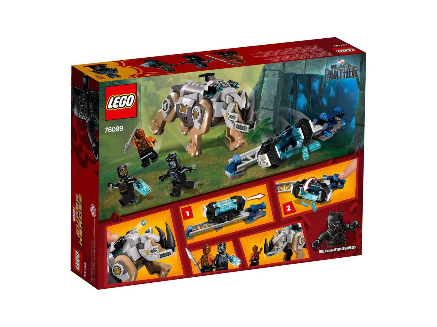LEGO 76099 Marvel Rhino Face-Off by the Mine | 229 PCS | Retired