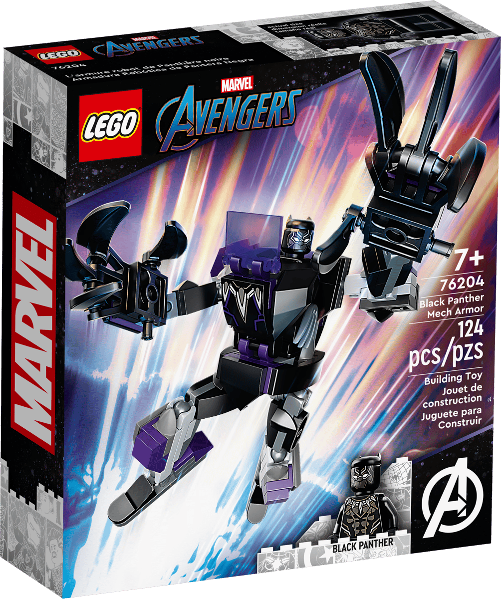LEGO 76204 Marvel Black Panther Mech Armor | 125 PCS | Retired