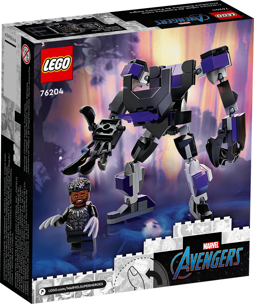 LEGO 76204 Marvel Black Panther Mech Armor | 125 PCS | Retired