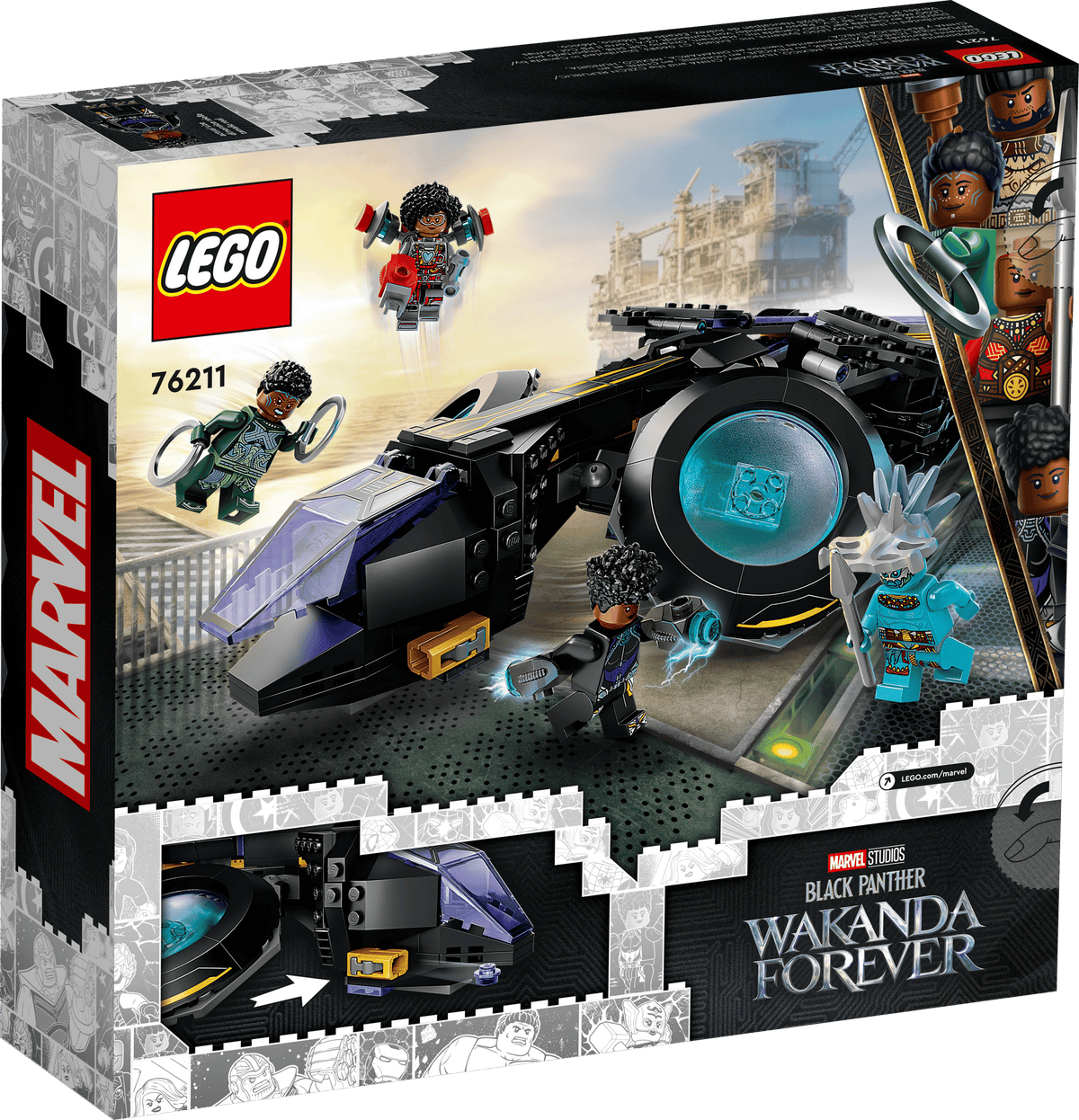 LEGO 76211 Marvel Shuri's Sunbird | 355 PCS | Retired