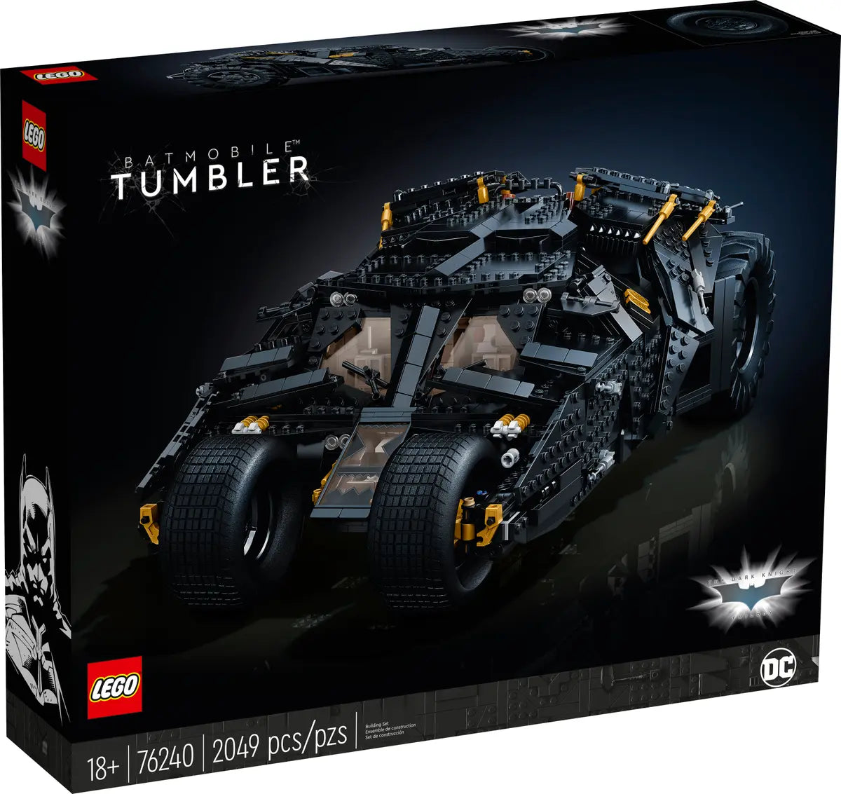 Lego 76240 DC Comics Batmobile Tumbler | 2049 PCS | Retired