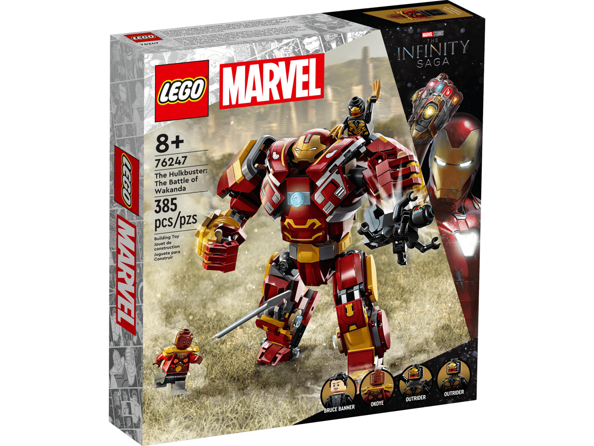 LEGO 76247 Marvel The Hulkbuster: The Battle of Wakanda | 385 PCS | Retired