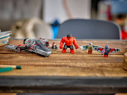 LEGO 76292 Marvel Captain America vs. Red Hulk Battle | 223 PCS | Retired