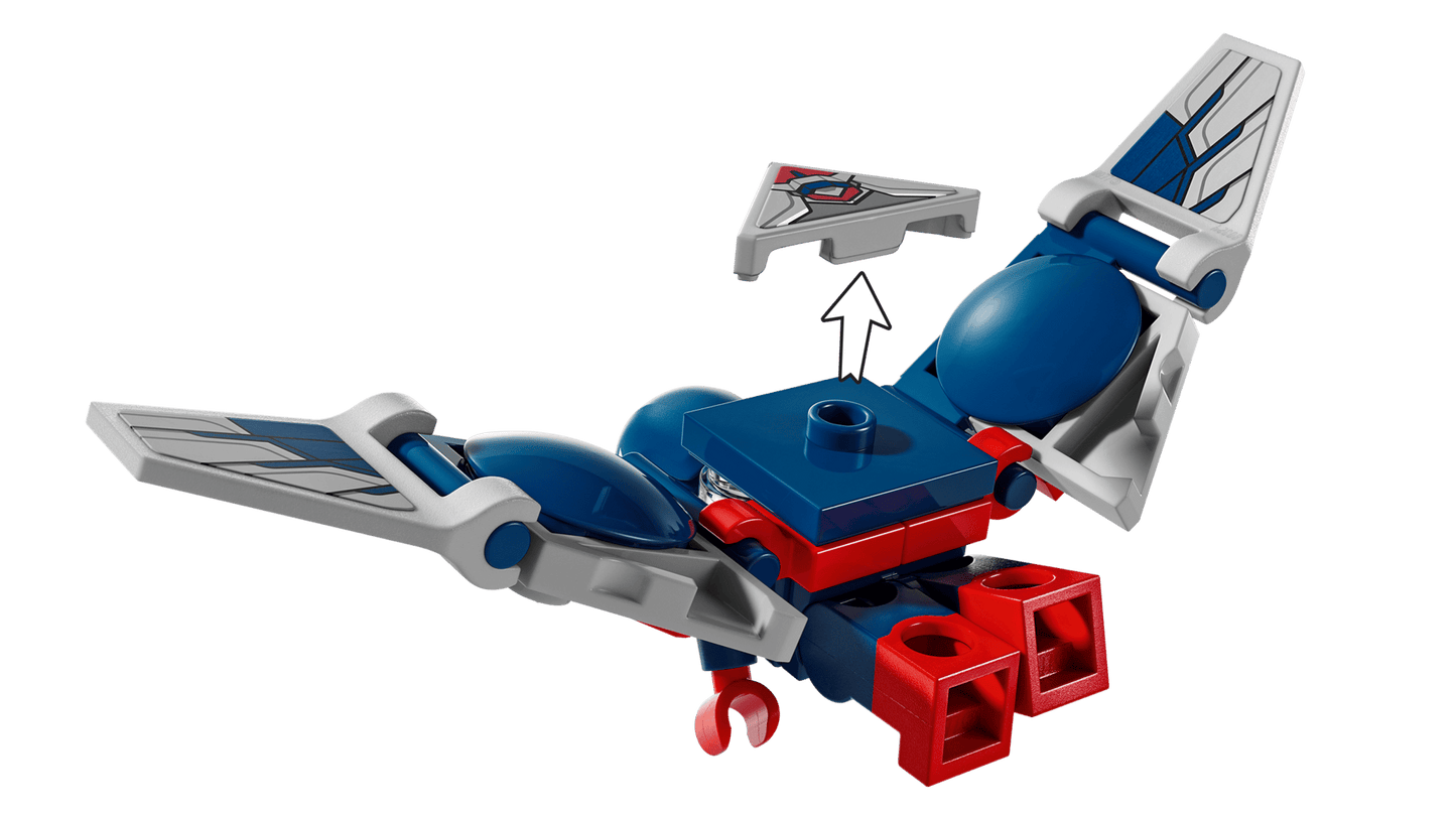 LEGO 76292 Marvel Captain America vs. Red Hulk Battle | 223 PCS | Retired