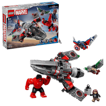 LEGO 76292 Marvel Captain America vs. Red Hulk Battle | 223 PCS | Retired