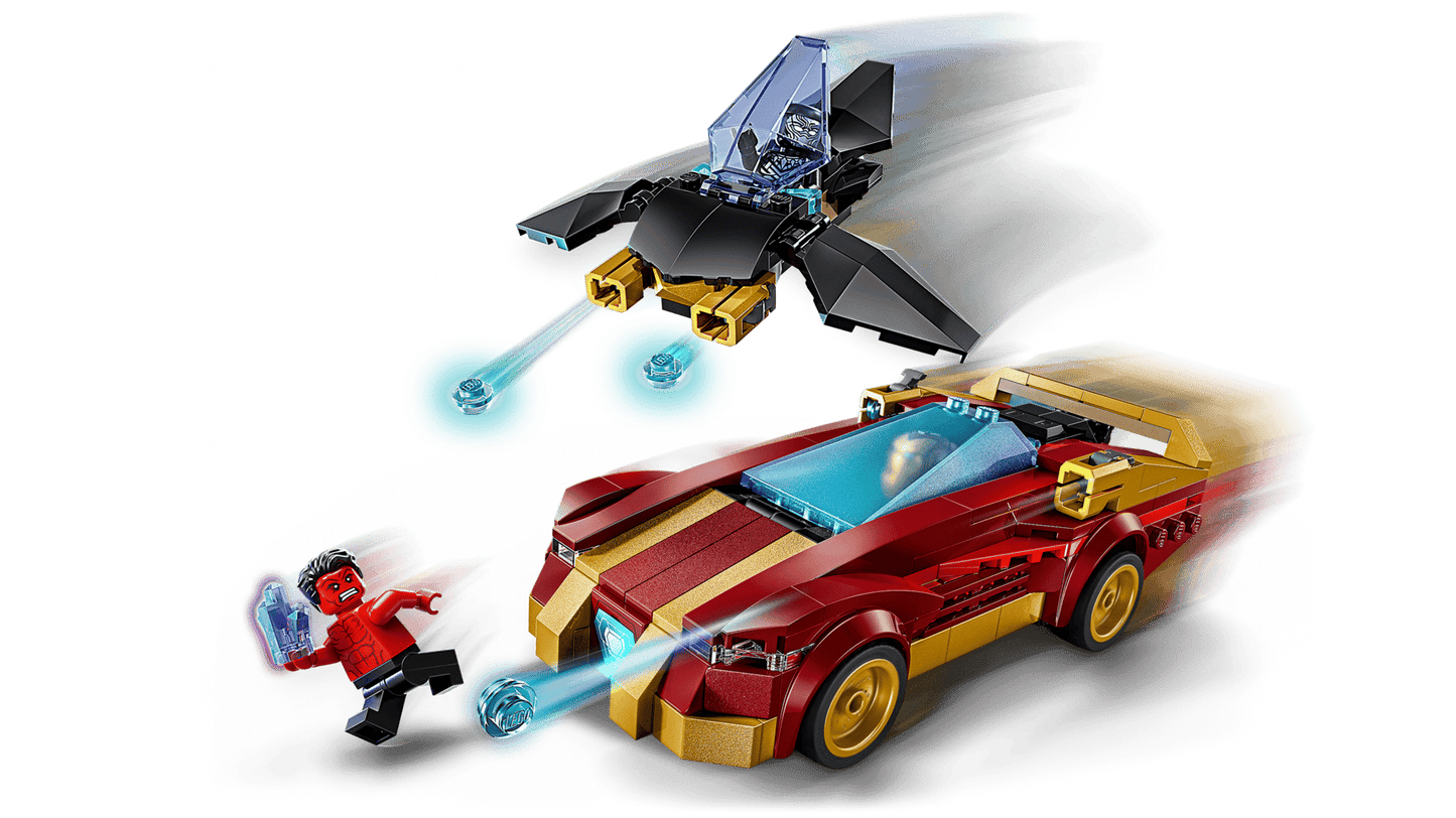LEGO 76310 Marvel Iron Man Car & Black Panther vs. Red Hulk | 295 PCS | Retired