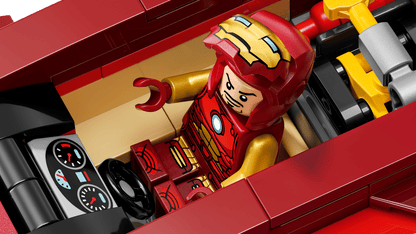 LEGO 76310 Marvel Iron Man Car & Black Panther vs. Red Hulk | 295 PCS | Retired