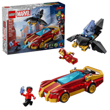 LEGO 76310 Marvel Iron Man Car & Black Panther vs. Red Hulk | 295 PCS | Retired