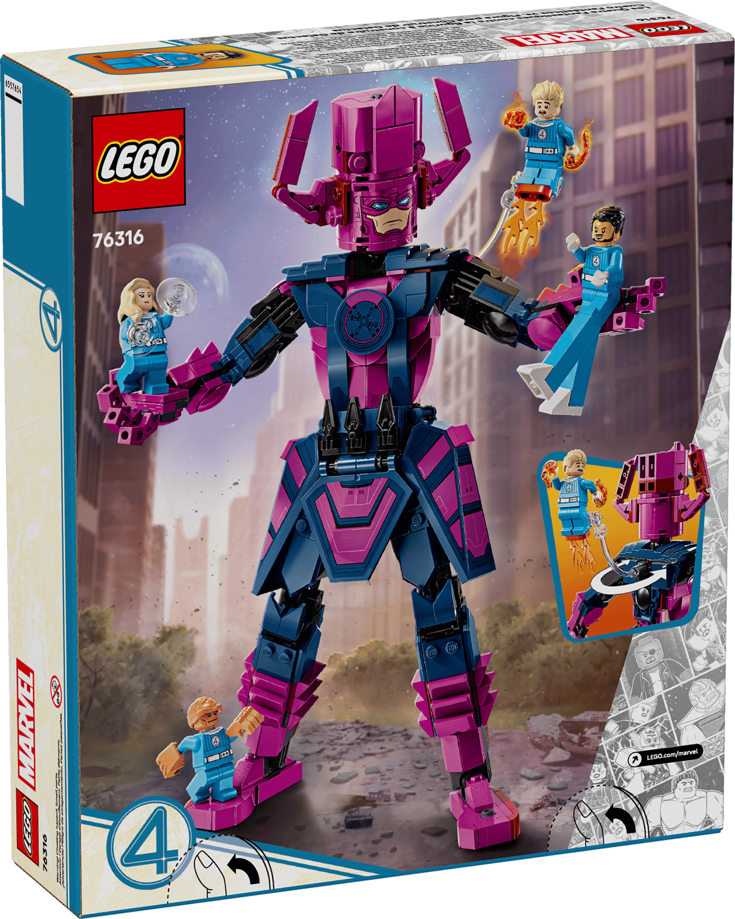 LEGO 76316 Marvel Fantastic Four vs. Galactus Construction Figure