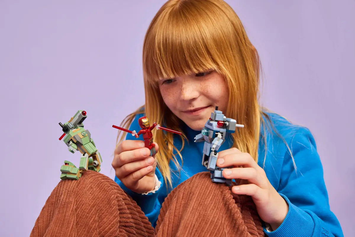 LEGO 76320 Marvel Iron Man & War Machine vs. Hammer Drones | 204 PCS