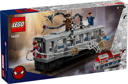 LEGO 76321 Marvel Spider-Man vs. Doc Ock Subway Train Scene | 393 PCS