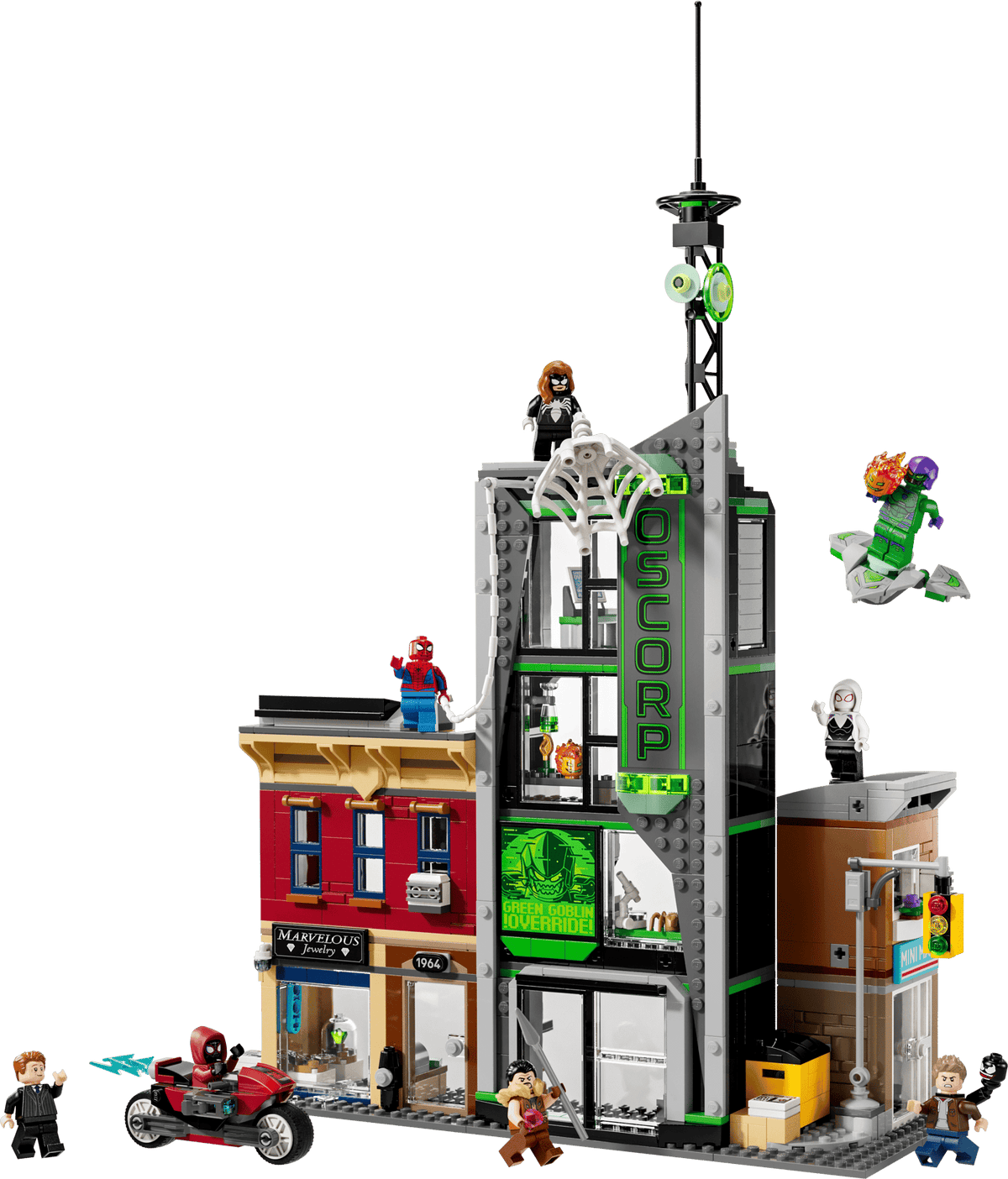 LEGO 76324 Marvel Spider-Man vs. Oscorp | 808 PCS | Retired