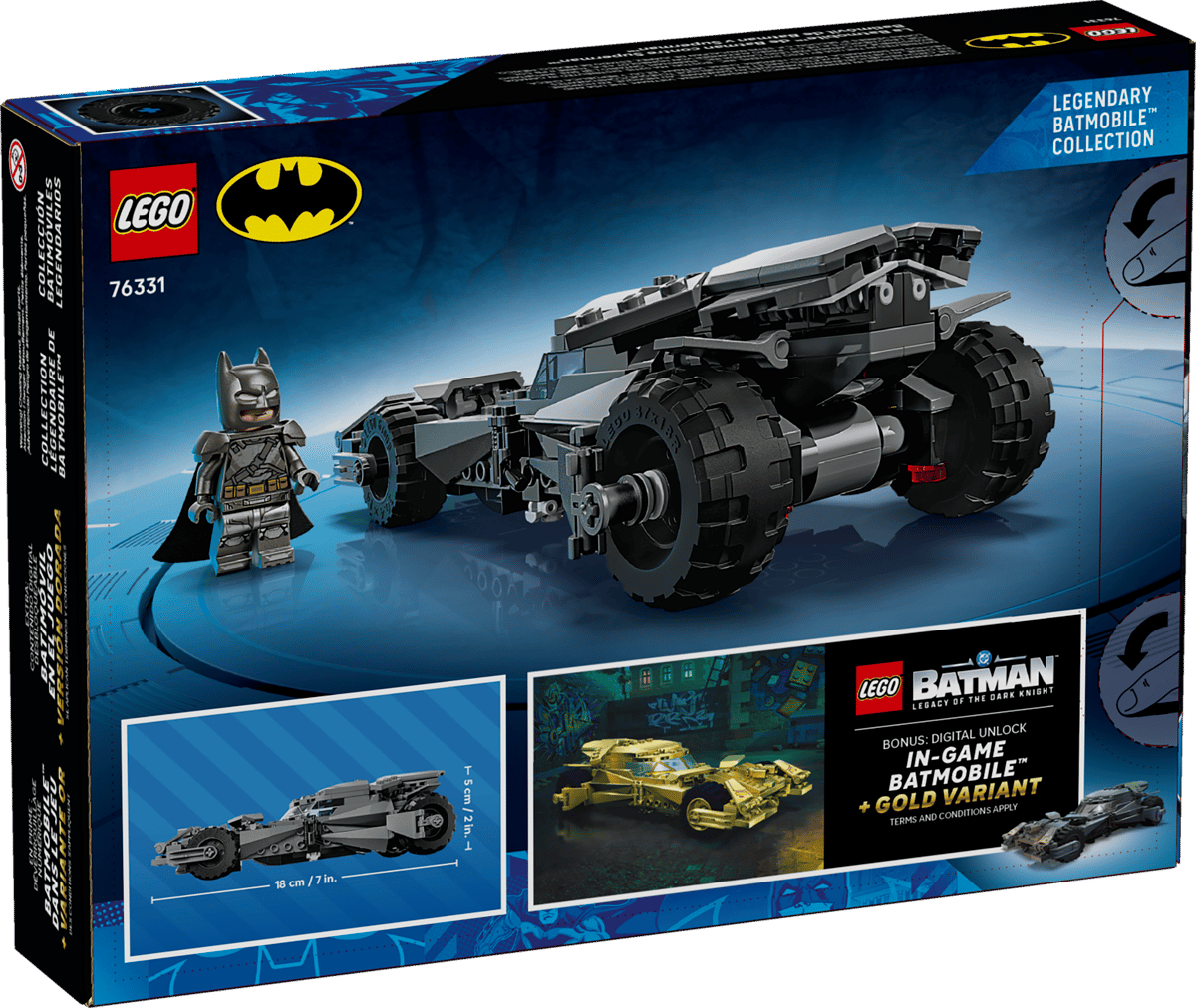 LEGO 76331 Batman v Superman™ Batmobile™ | 220 PCS