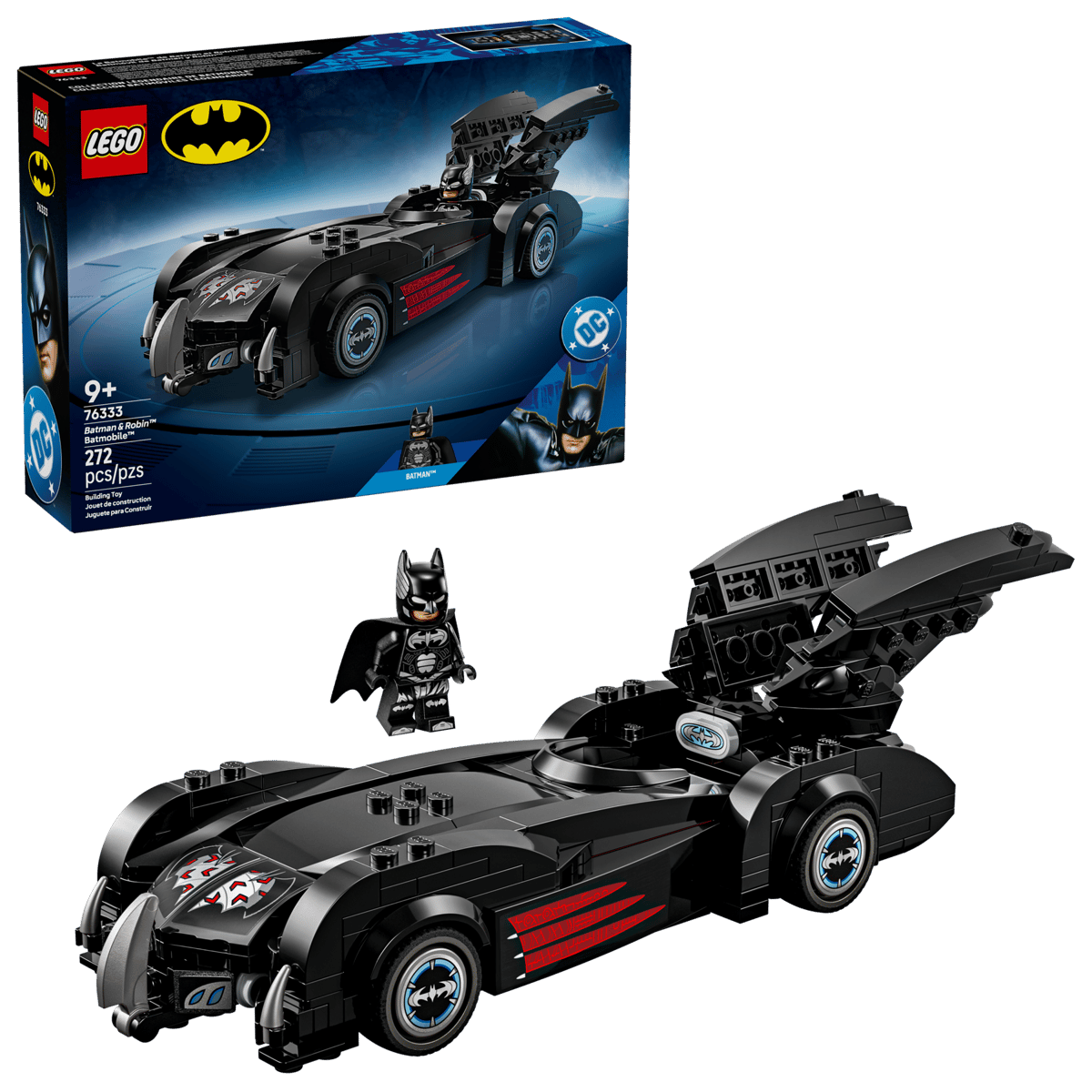 LEGO 76333 Batman & Robin™ Batmobile™ | 272 PCS