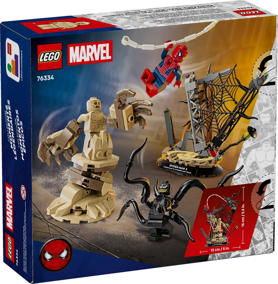 LEGO 76334 Marvel Epic Battle: Spider-Man vs. Sandman | 201 PCS
