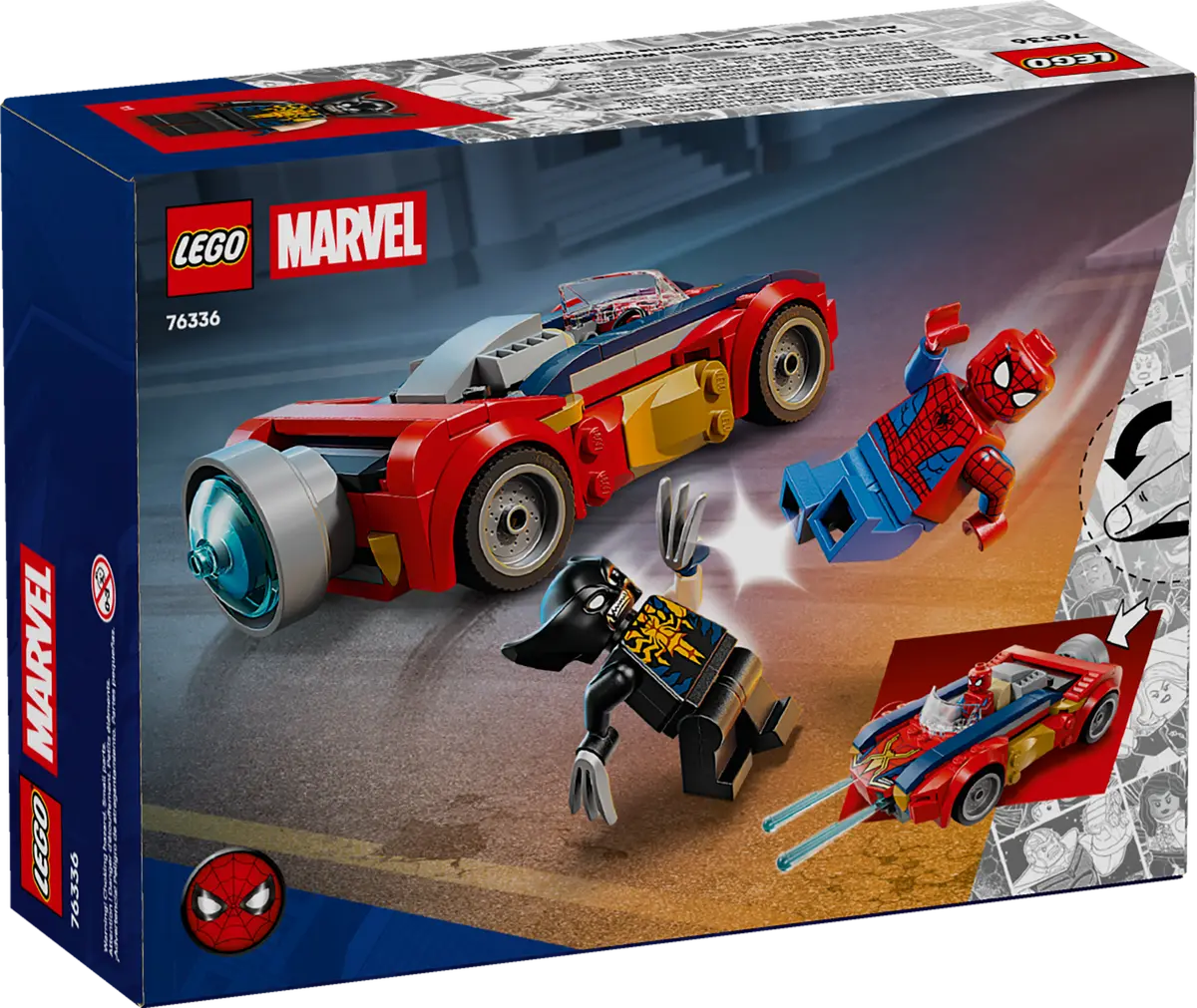 LEGO 76336 Marvel Spider-Man Car vs. Venomized Wolverine | 134 PCS