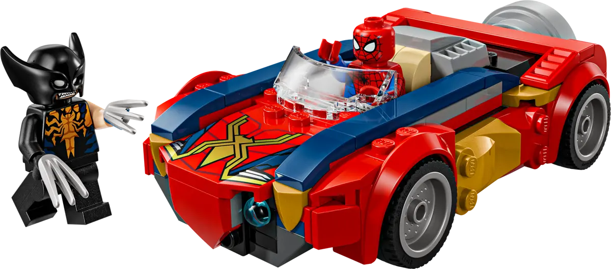 LEGO 76336 Marvel Spider-Man Car vs. Venomized Wolverine | 134 PCS