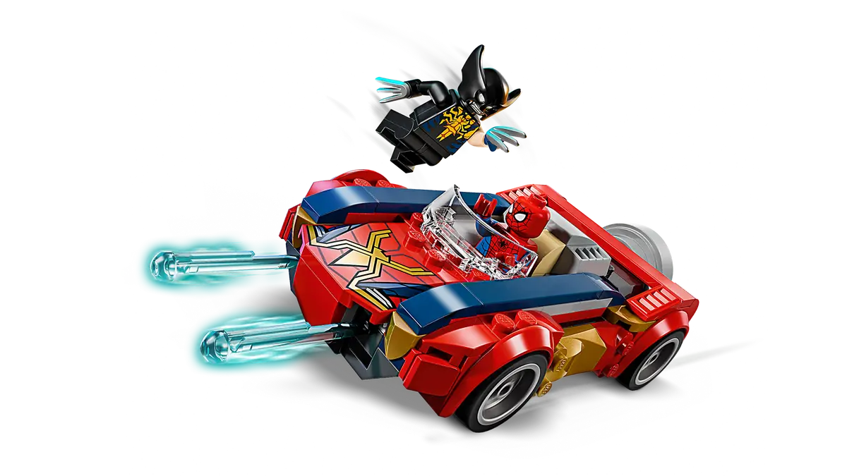 LEGO 76336 Marvel Spider-Man Car vs. Venomized Wolverine | 134 PCS