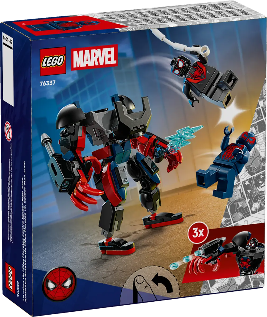 LEGO 76337 Marvel Miles Morales Mech vs. Spider-Man 2099 | 135 PCS