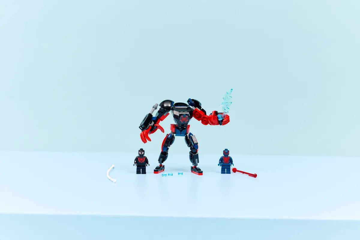 LEGO 76337 Marvel Miles Morales Mech vs. Spider-Man 2099 | 135 PCS