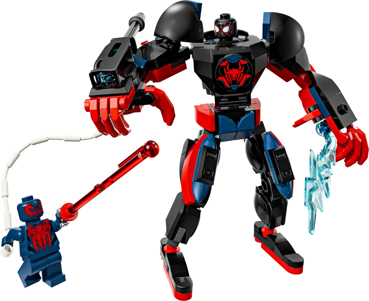 LEGO 76337 Marvel Miles Morales Mech vs. Spider-Man 2099 | 135 PCS