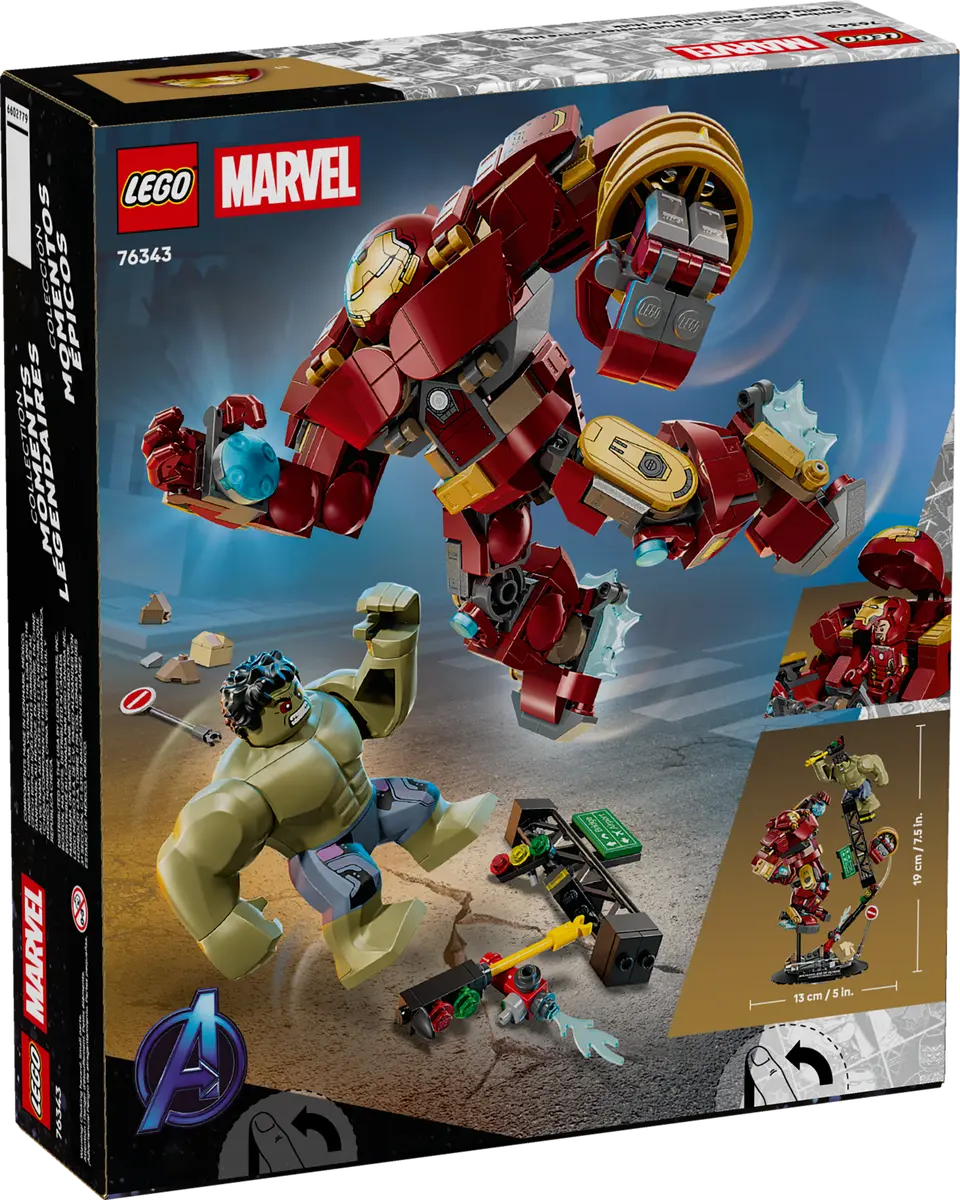LEGO 76343 Marvel Epic Battle: Hulkbuster vs. The Hulk | 413 PCS