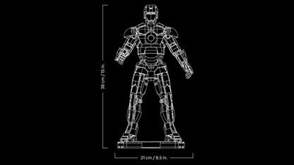 LEGO 76344 Marvel Iron Man Mark 3 Collectors' Edition | 1297 PCS