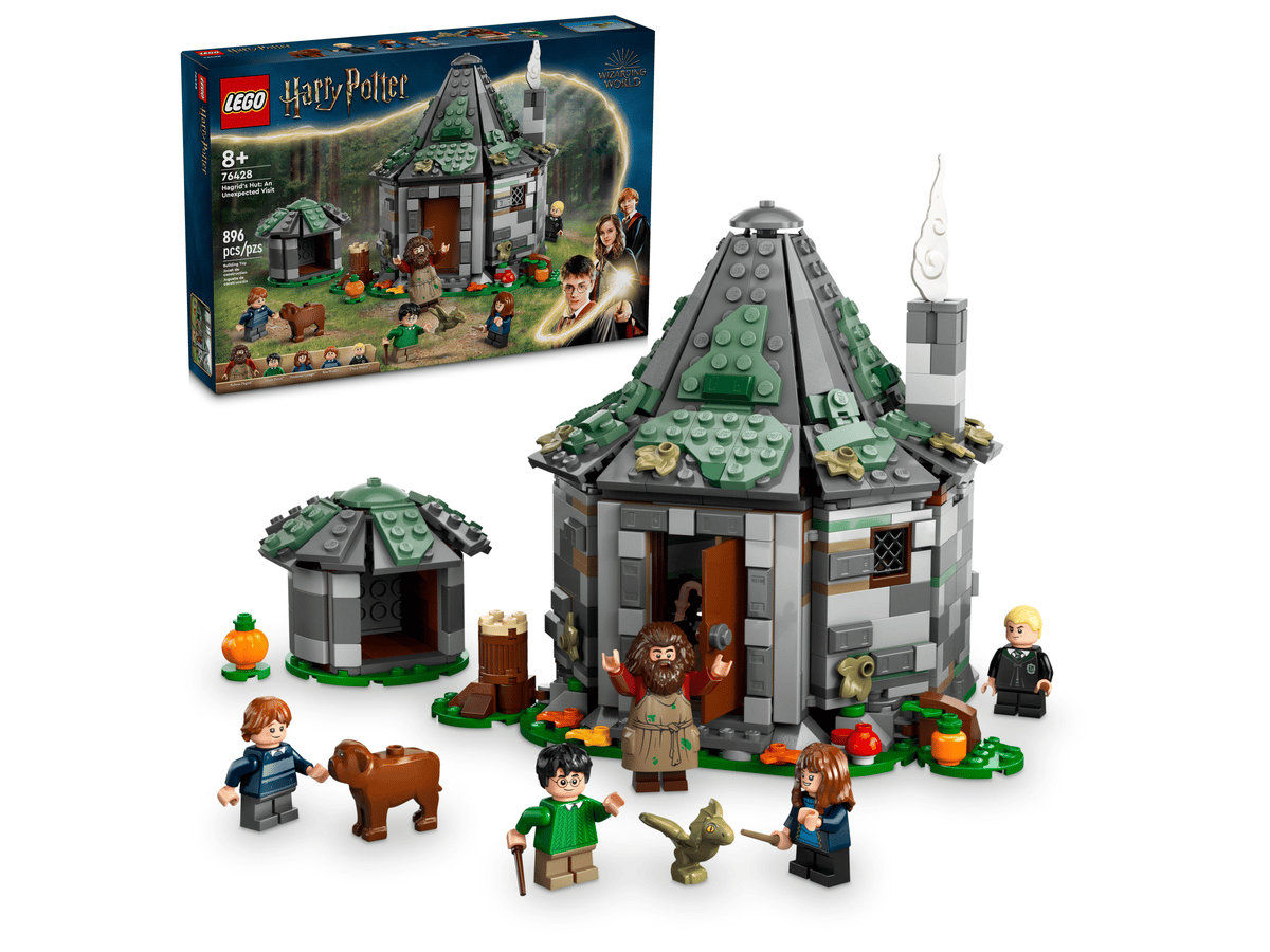 LEGO 76428 Harry Potter Hagrid's Hut: An Unexpected Visit | 896 PCS | Retired