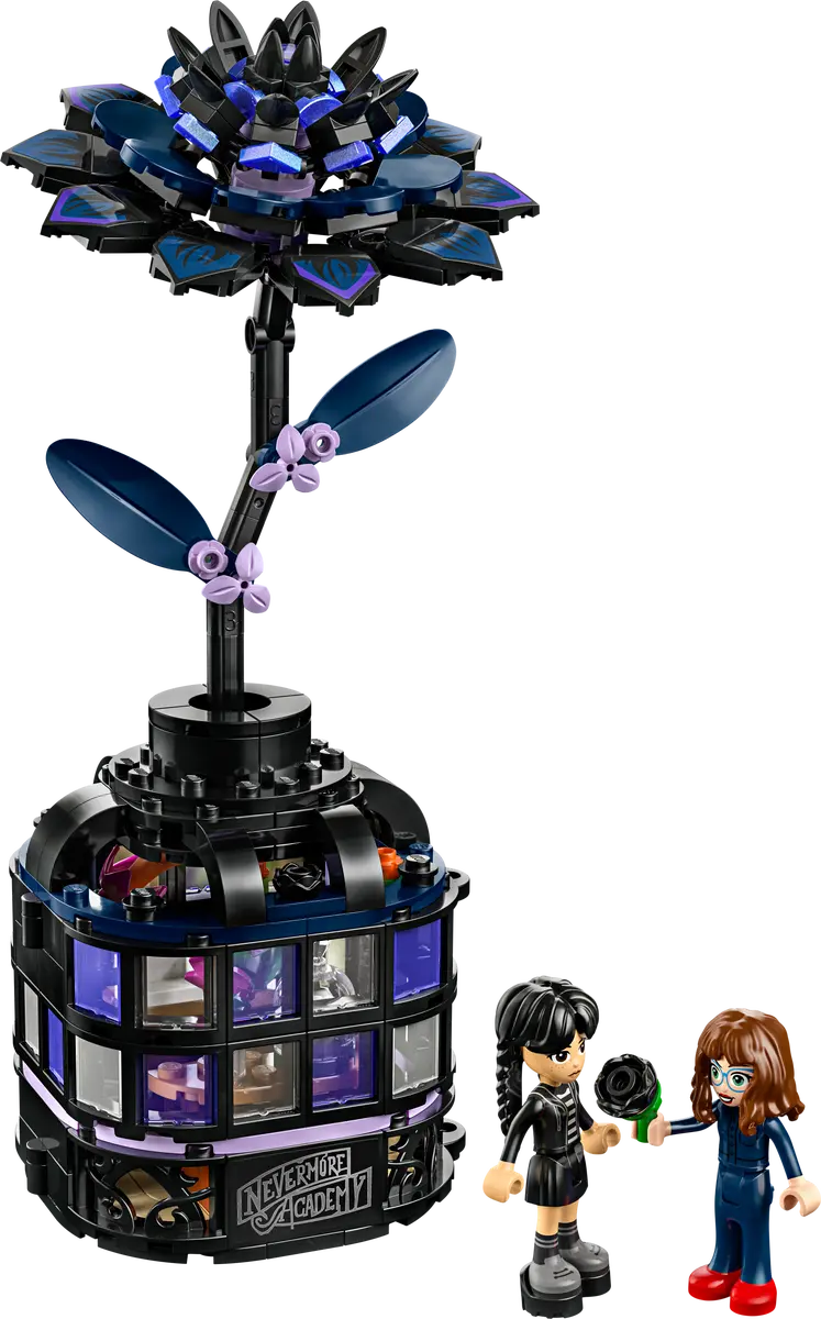 LEGO 76784 Wednesday Black Dahlia Flower | 358 PCS