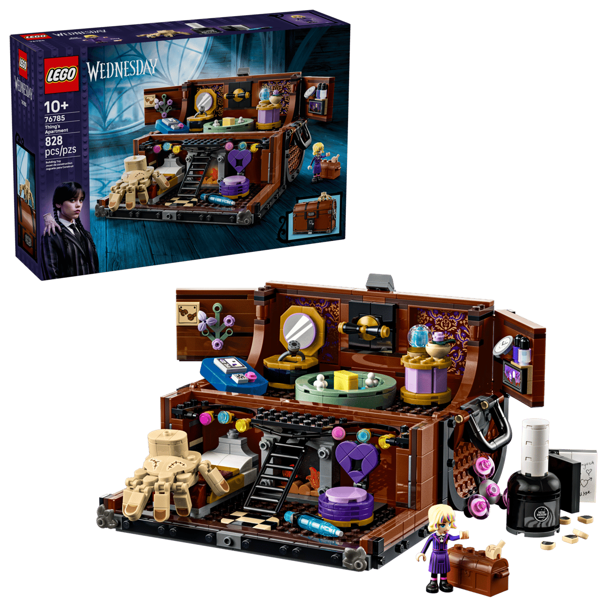 LEGO 76785 Wednesday Thing's Apartment | 828 PCS