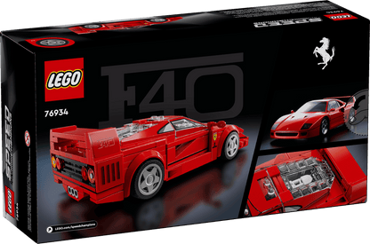 LEGO 76934 Speed Champions Ferrari F40 Supercar | 318 PCS