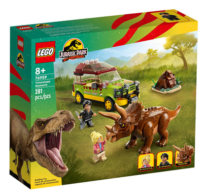 LEGO 76959 Jurasic World Triceratops Research | 281 PCS | Retired