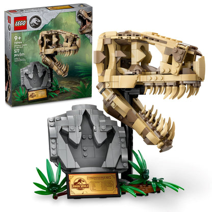 LEGO 76964 Jurasic World Dinosaur Fossils: T. rex Skull | 577 PCS | Retired