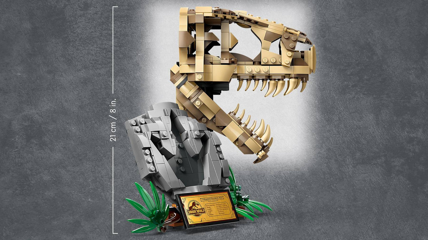 LEGO 76964 Jurasic World Dinosaur Fossils: T. rex Skull | 577 PCS | Retired