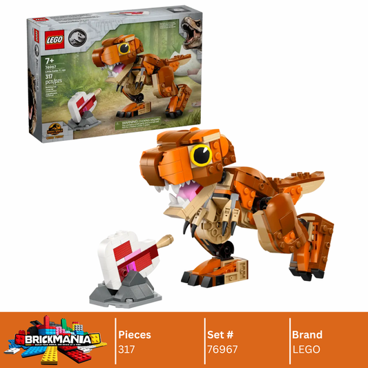 LEGO 76967 Jurassic World Little Eatie: T. rex | 317 PCS