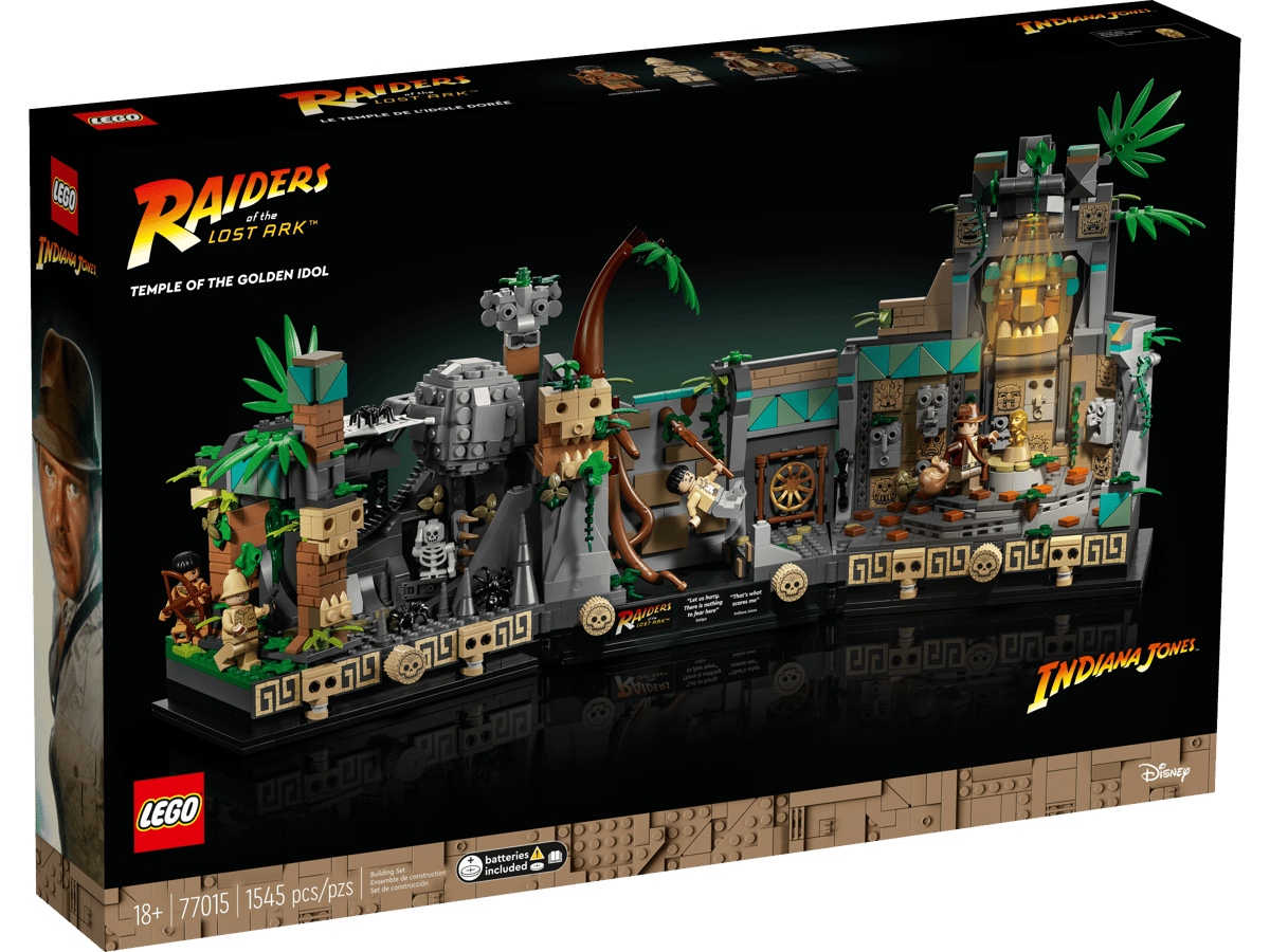 LEGO 77015 Indiana Jones Temple of the Golden Idol | 1545 PCS | Retired