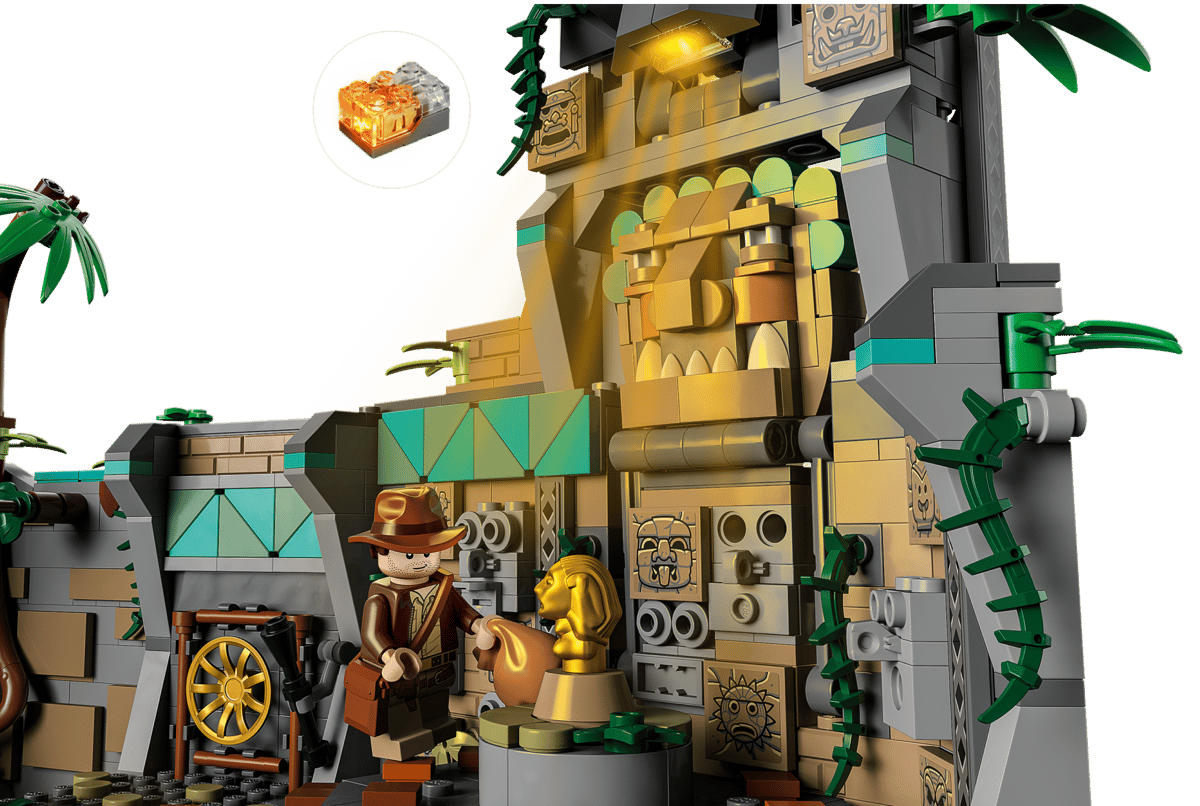 LEGO 77015 Indiana Jones Temple of the Golden Idol | 1545 PCS | Retired