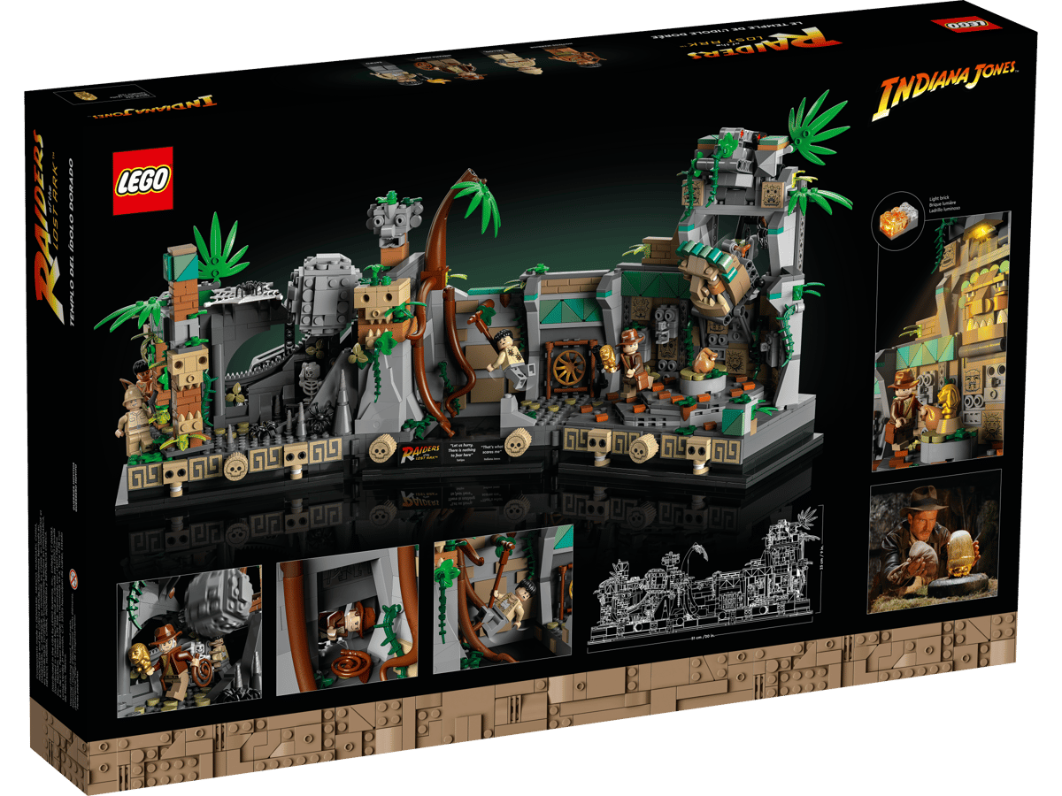 LEGO 77015 Indiana Jones Temple of the Golden Idol | 1545 PCS | Retired