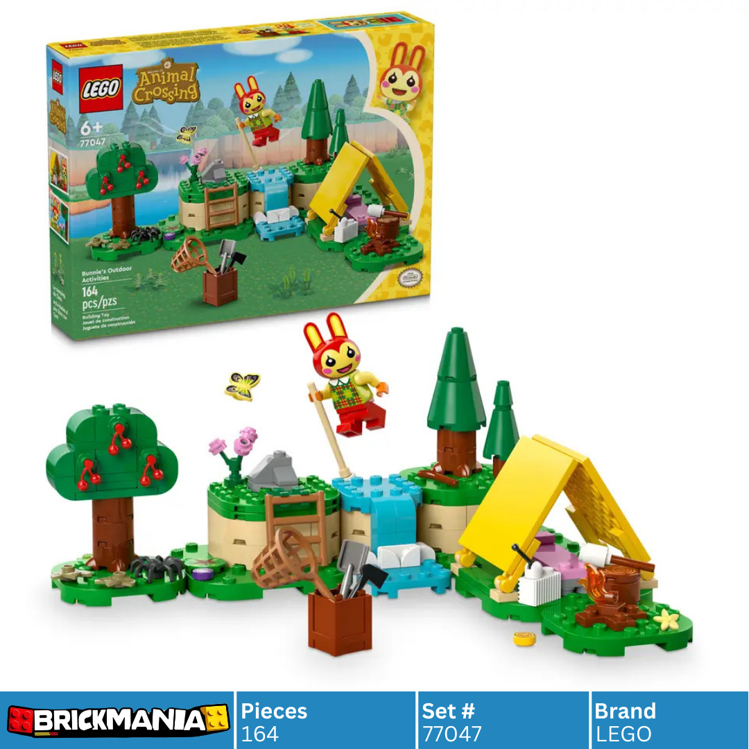 LEGO 77047 Animal Crossing Bunnie's Outdoor Activities | 164 PCS