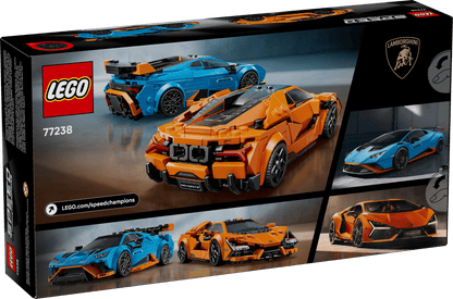 LEGO 77238 Speed Champions Lamborghini Revuelto & Huracán STO | 607 PCS