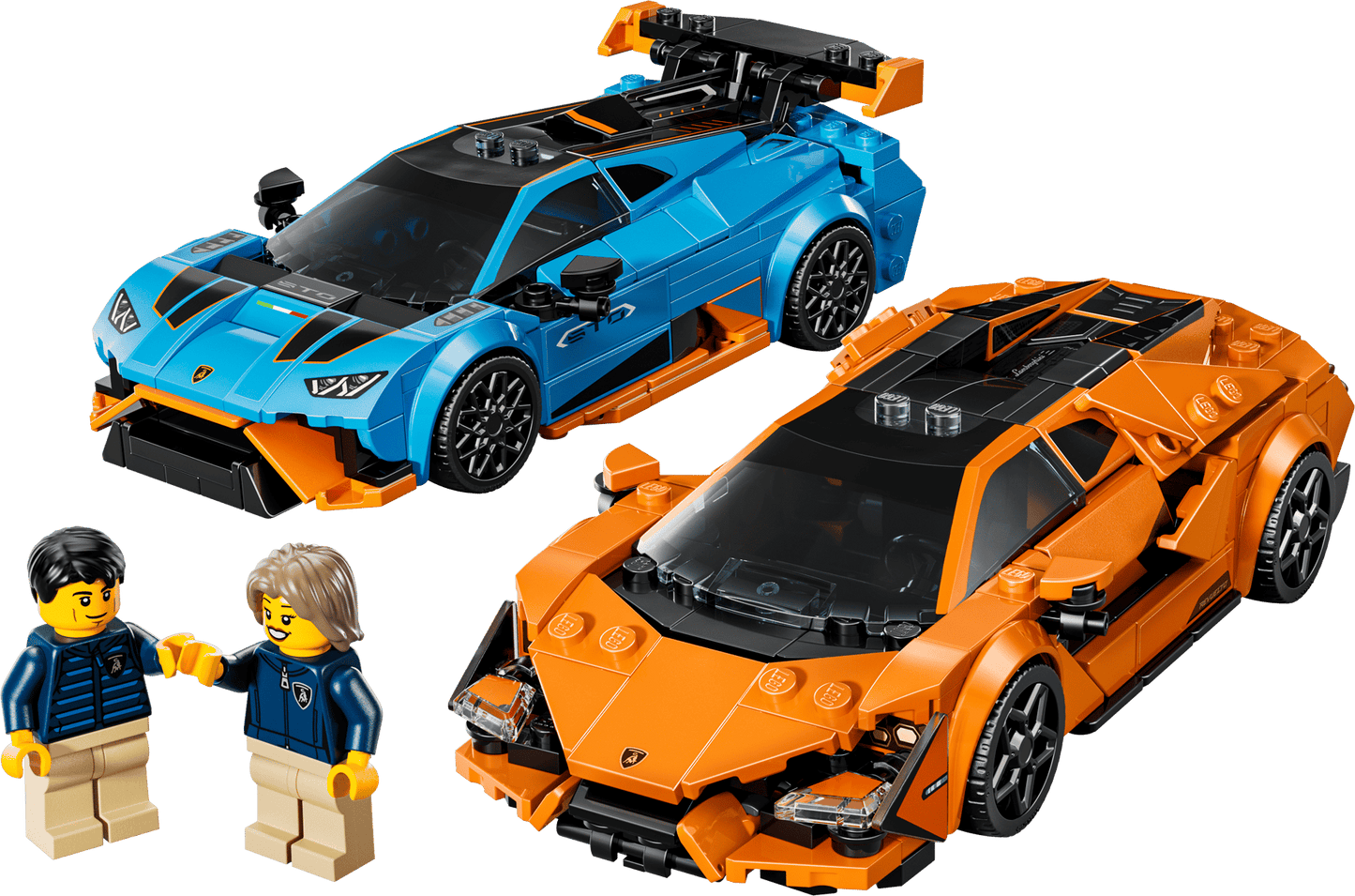 LEGO 77238 Speed Champions Lamborghini Revuelto & Huracán STO | 607 PCS