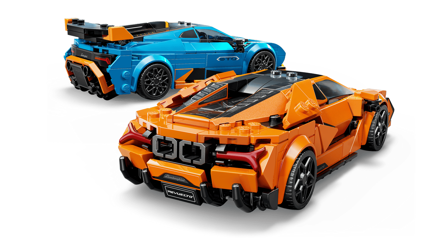 LEGO 77238 Speed Champions Lamborghini Revuelto & Huracán STO | 607 PCS