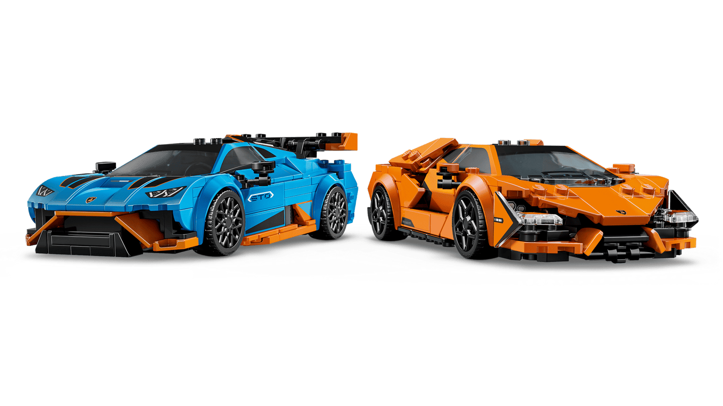 LEGO 77238 Speed Champions Lamborghini Revuelto & Huracán STO | 607 PCS