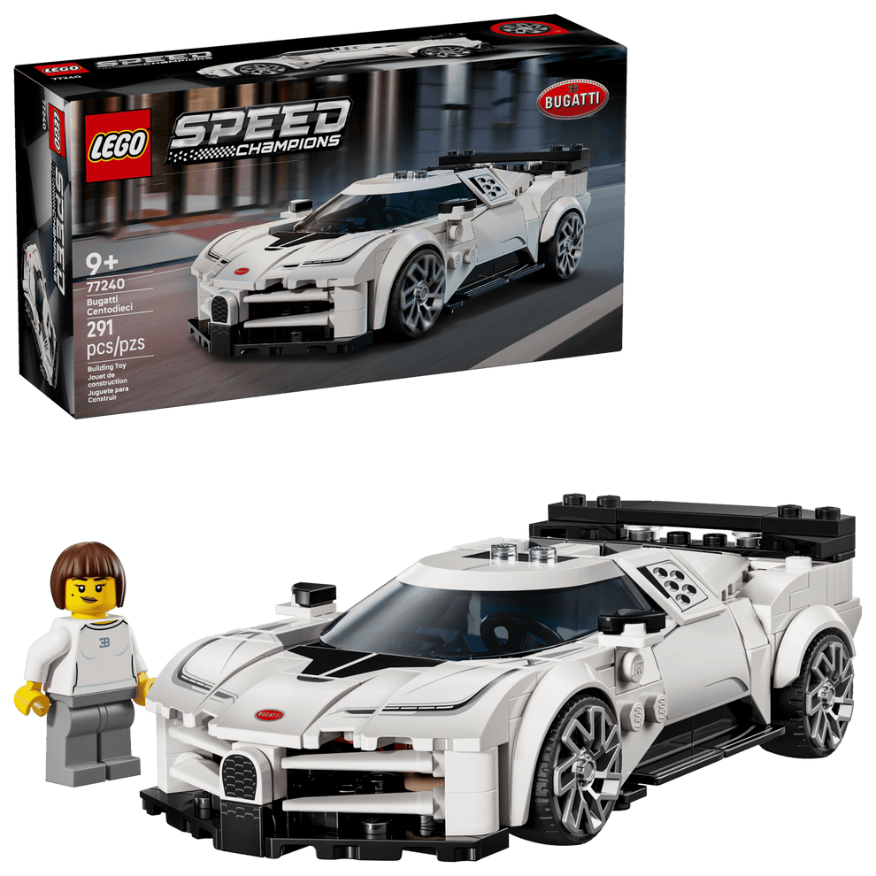 LEGO 77240 Speed Champions Bugatti Centodieci Hyper Sports Car | 291 P ...