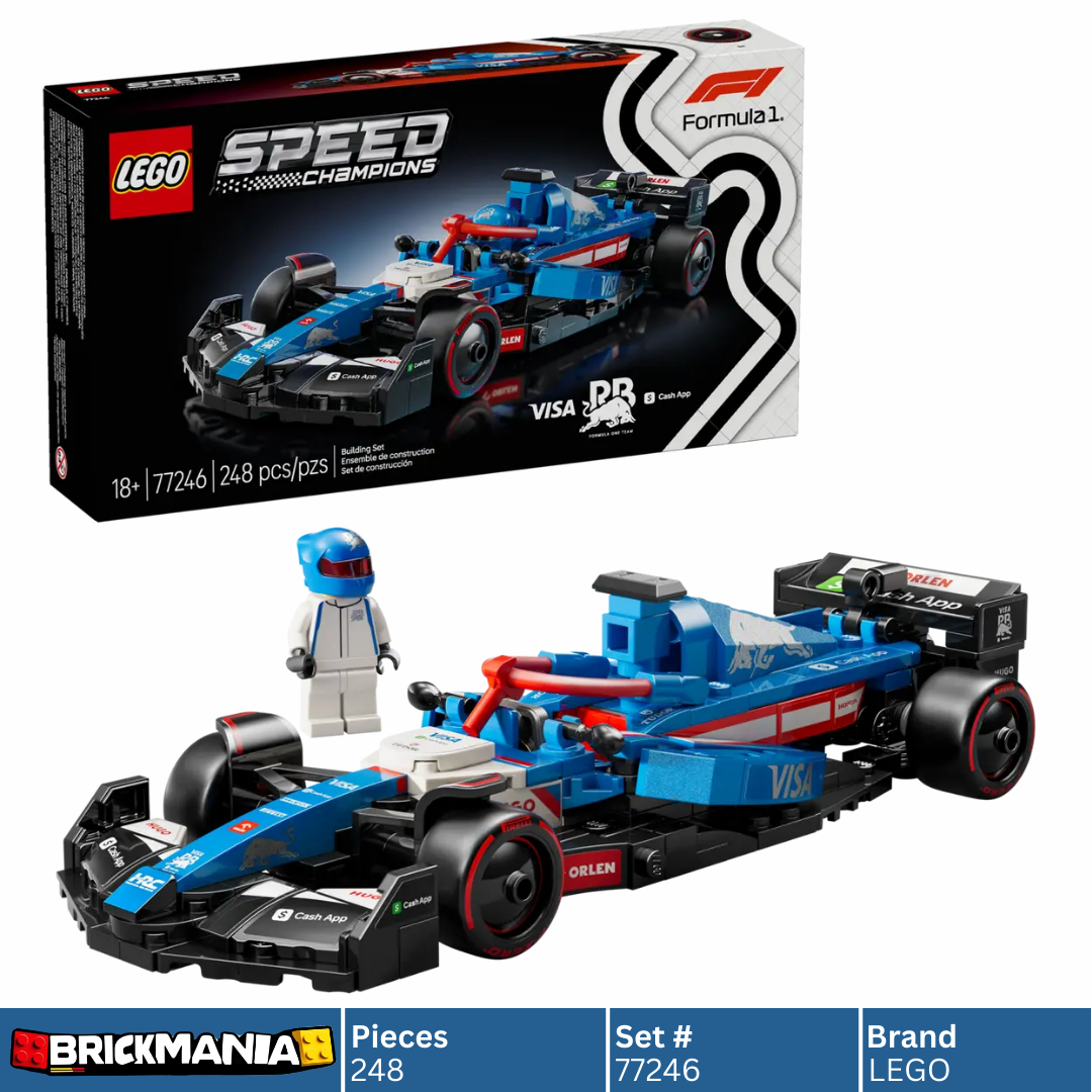 LEGO 77246 Speed Champions Visa Cash App RB VCARB 01 F1® Race Car | 248 PCS