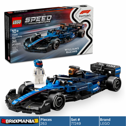 LEGO 77249 Speed Champions Williams Racing FW46 F1® Race Car | 263 PCS