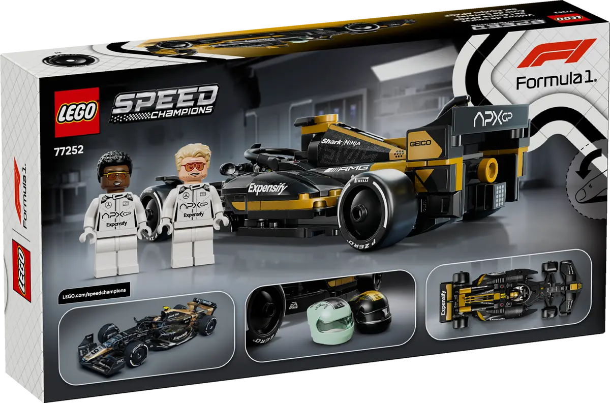 LEGO 77252 Speed Champions APXGP Team Race Car from F1® The Movie | 268 PCS
