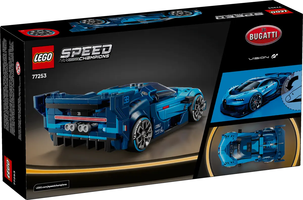 LEGO 77253 Speed Champions Bugatti Vision GT Hyper Sports Car | 284 PCS